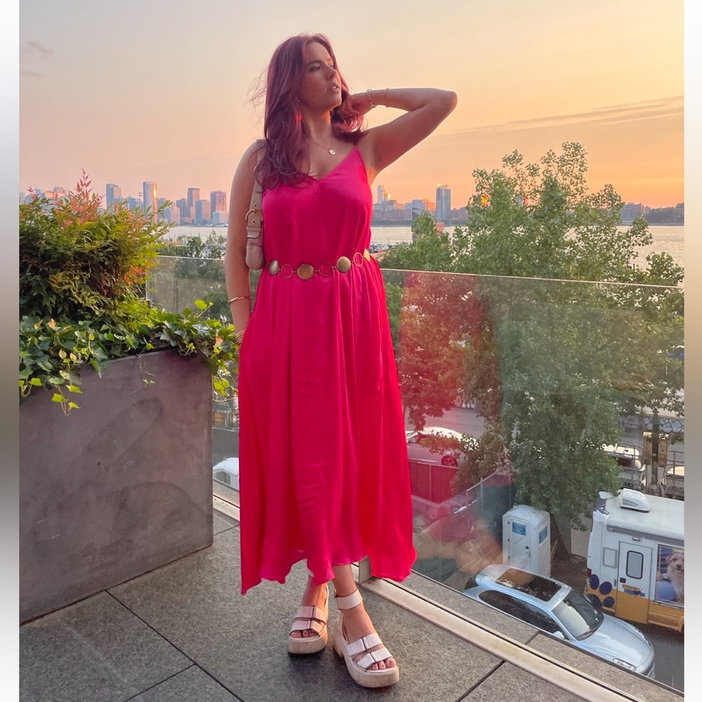 Pink Topshop Maxi Dress - Picture 4 of 5